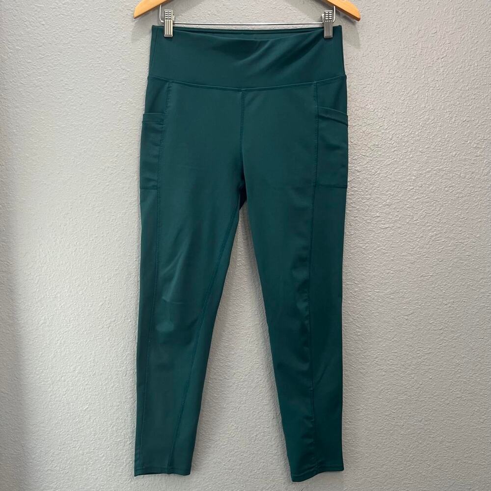 Ebb & Flow Green High Waist Activewear Leggings M